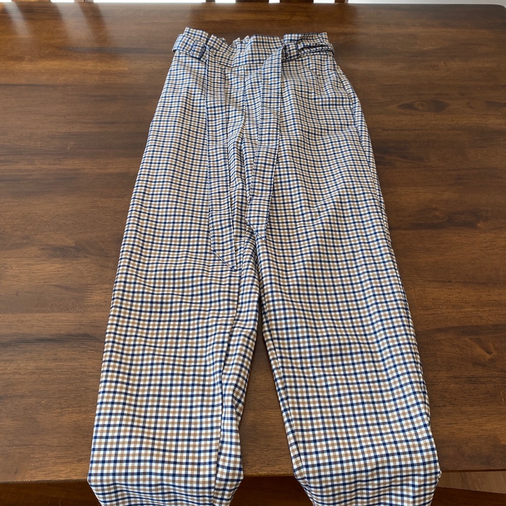 Plaid Tie Pants from H&M